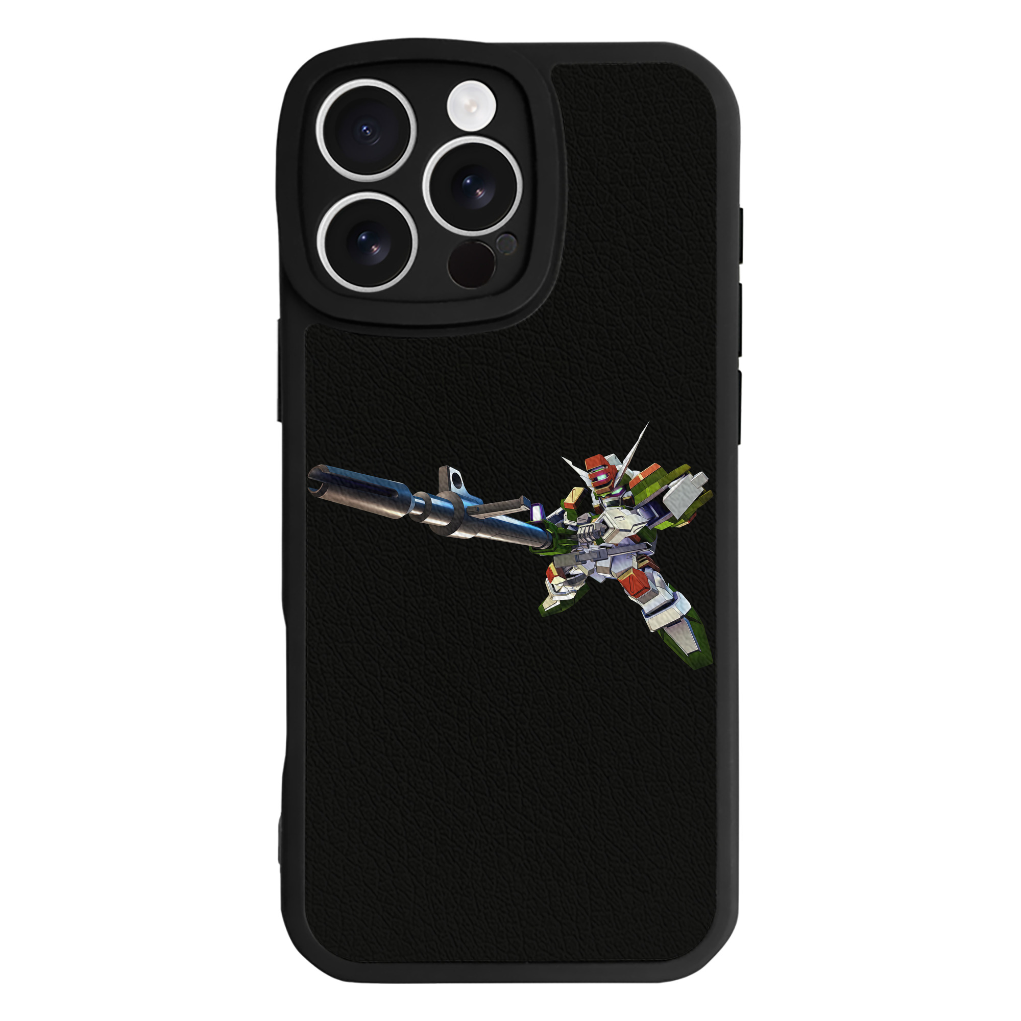 （画像用） 機動戦士ガンダム Mobile Suit Gundam 【iPhone 16シリーズ対応】シリコンスマホケース（レザー調） 材質：シリコン